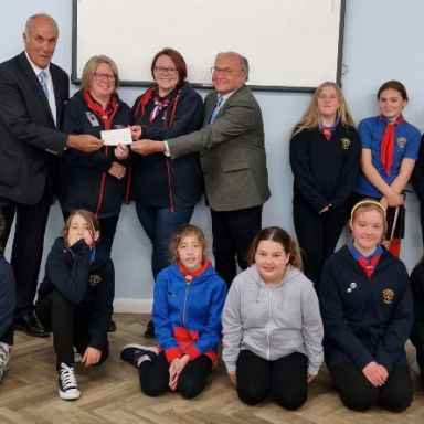 Wisbech Freemasons Rally round to support Girl Guides’ Appeal